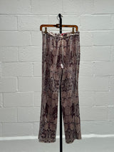 Floral Print Sequins Suit