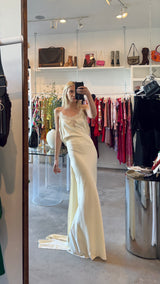 Cream Silk Gown