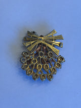 Green and Purple Stone Brooch