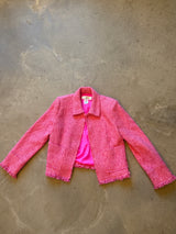 Pink Tweed Blazer