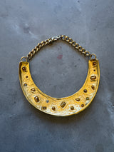 Enamel Bejeweled Necklace