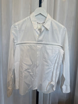 White Shirt with Zip