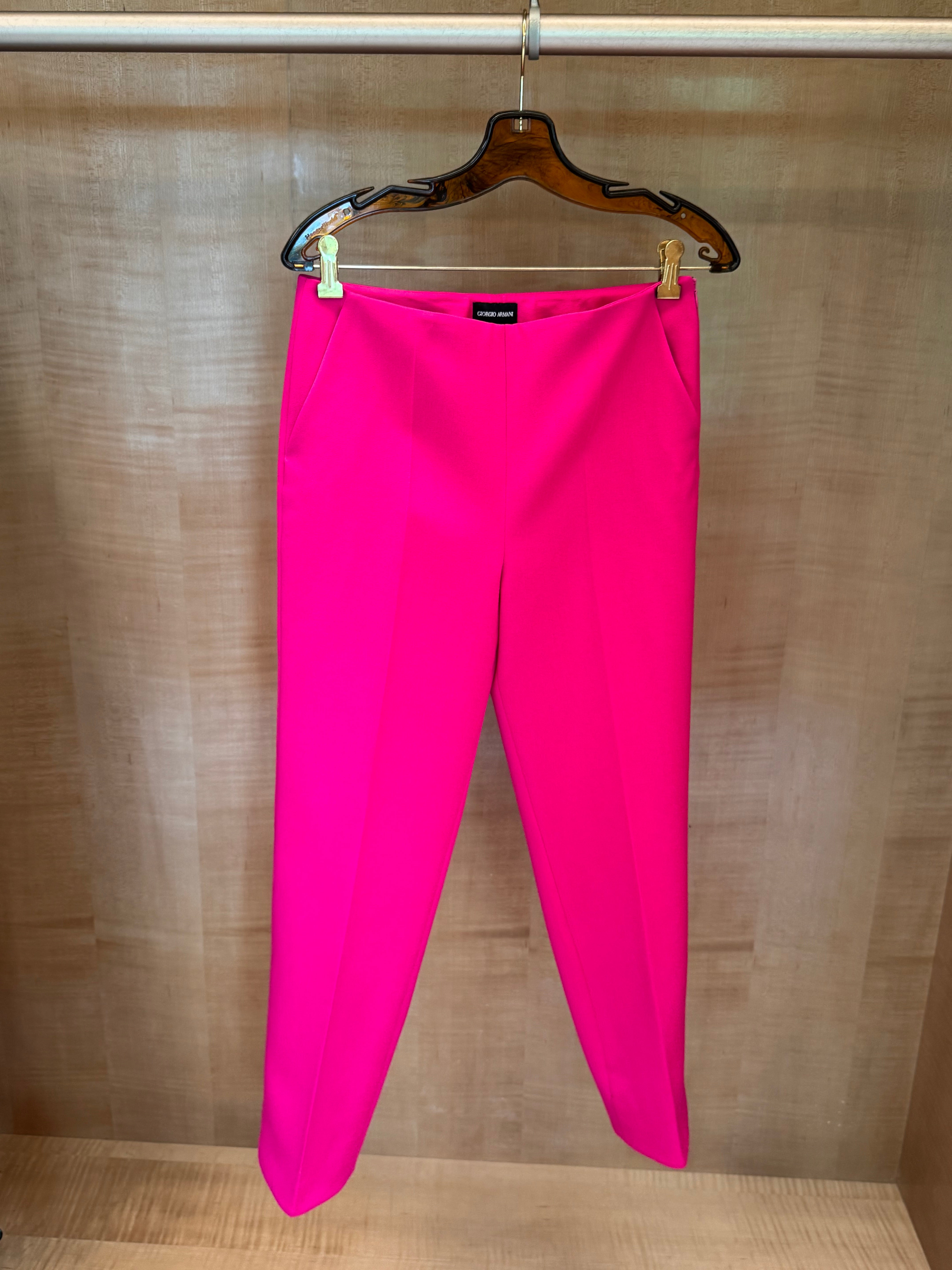 Tuxedo Hot Pink Wool Suit