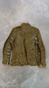 Gold Sequin Shirt