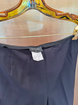 Skinny Black Black Smoking Pants