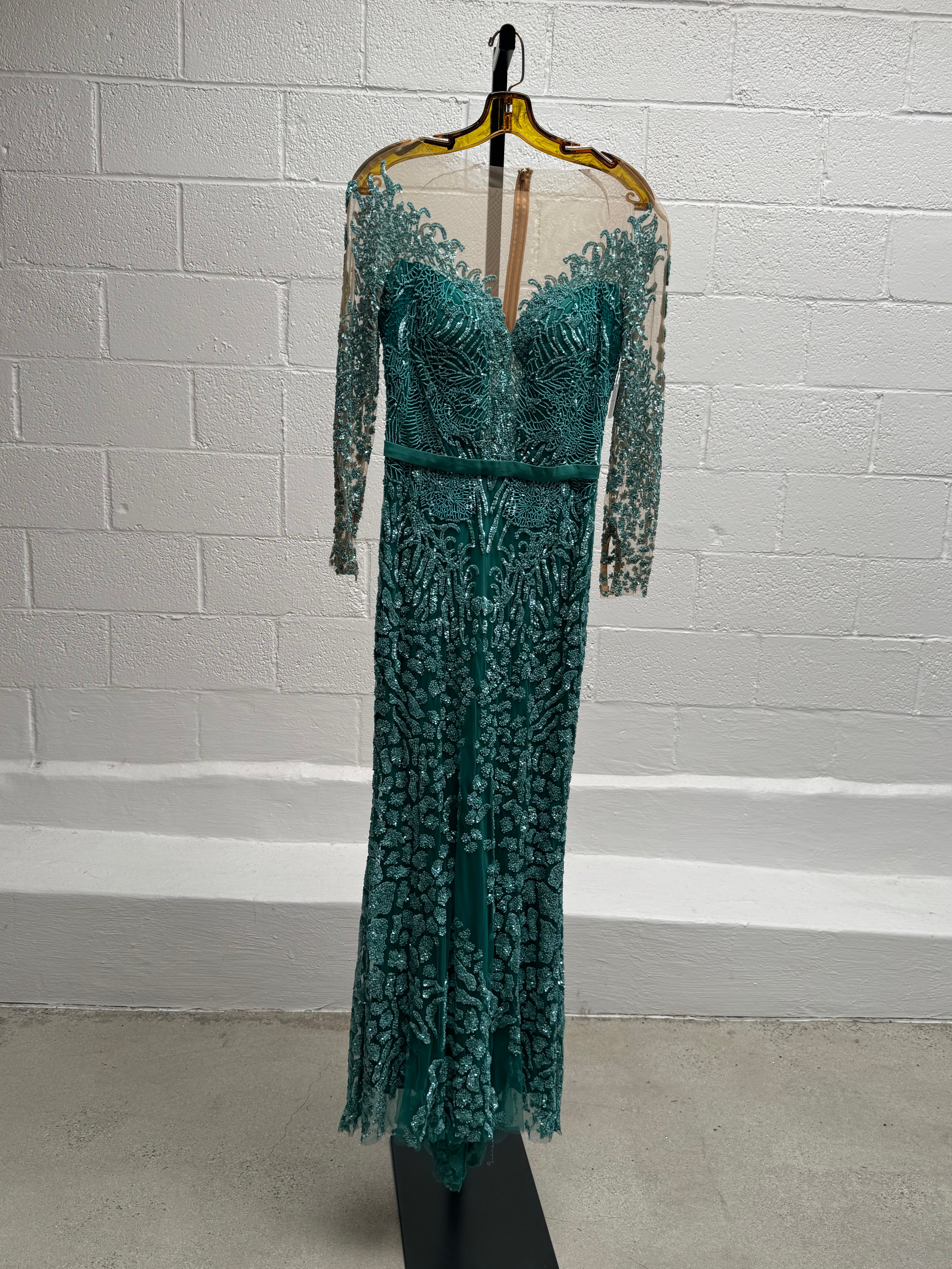 Baby Blue Embellished gown