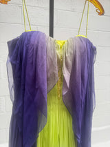 Watercolor Ciffon Dress