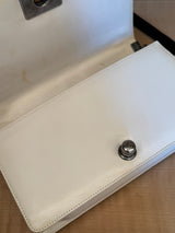 Boy Bag Two-Tone Leather with Ruthenium Hardware