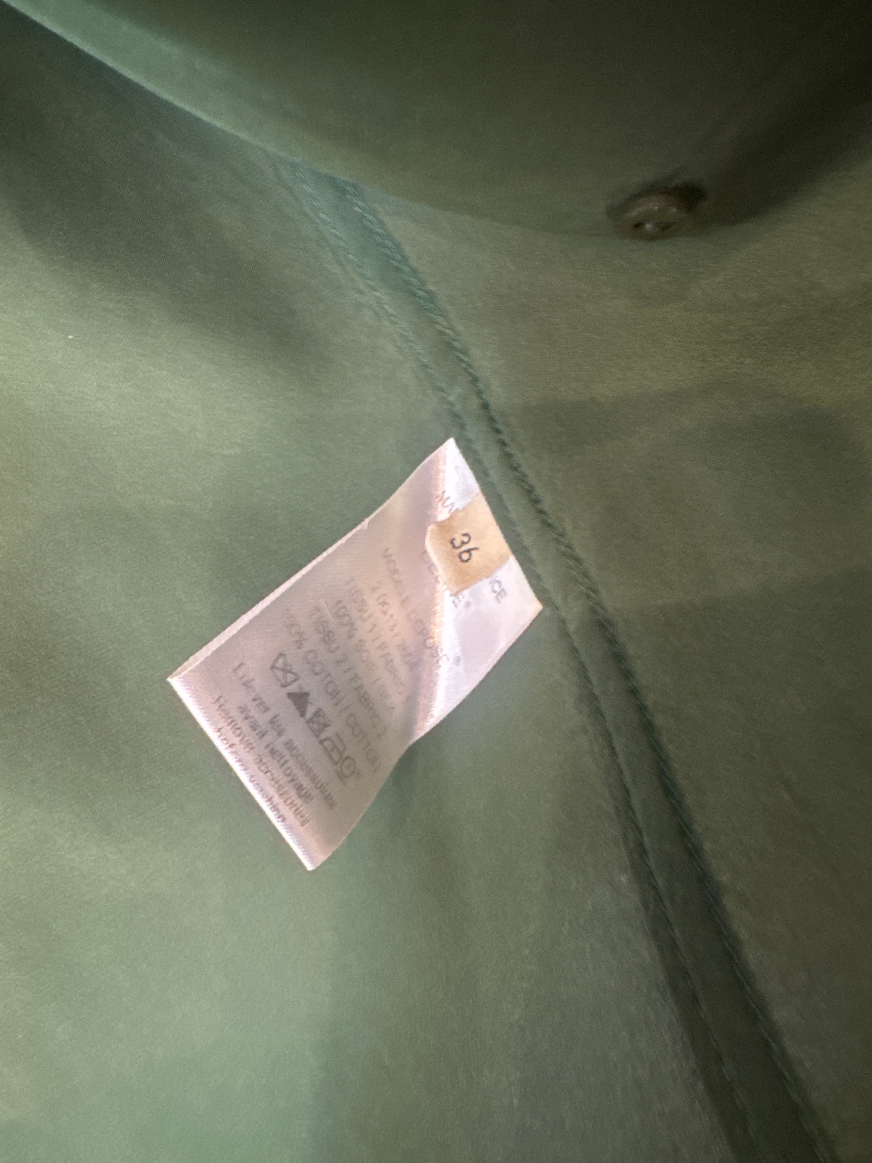 Green Silk Shirt