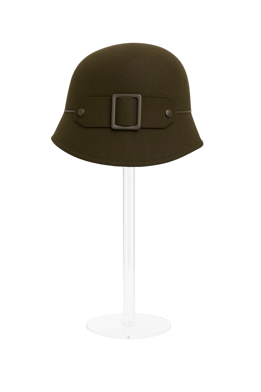 Green Felt Bucket Hat
