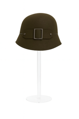 Green Felt Bucket Hat