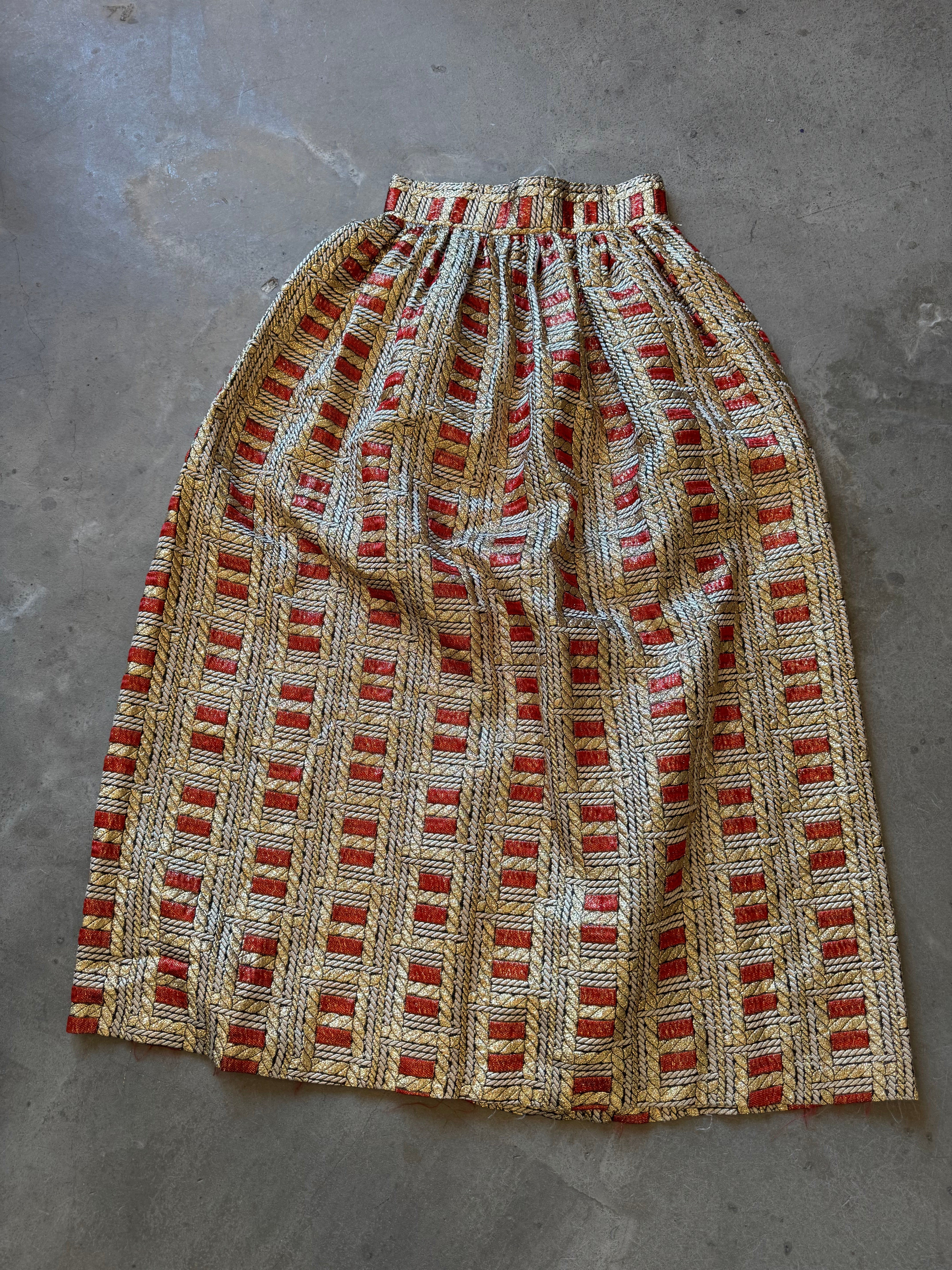 Metallic Vintage Skirt