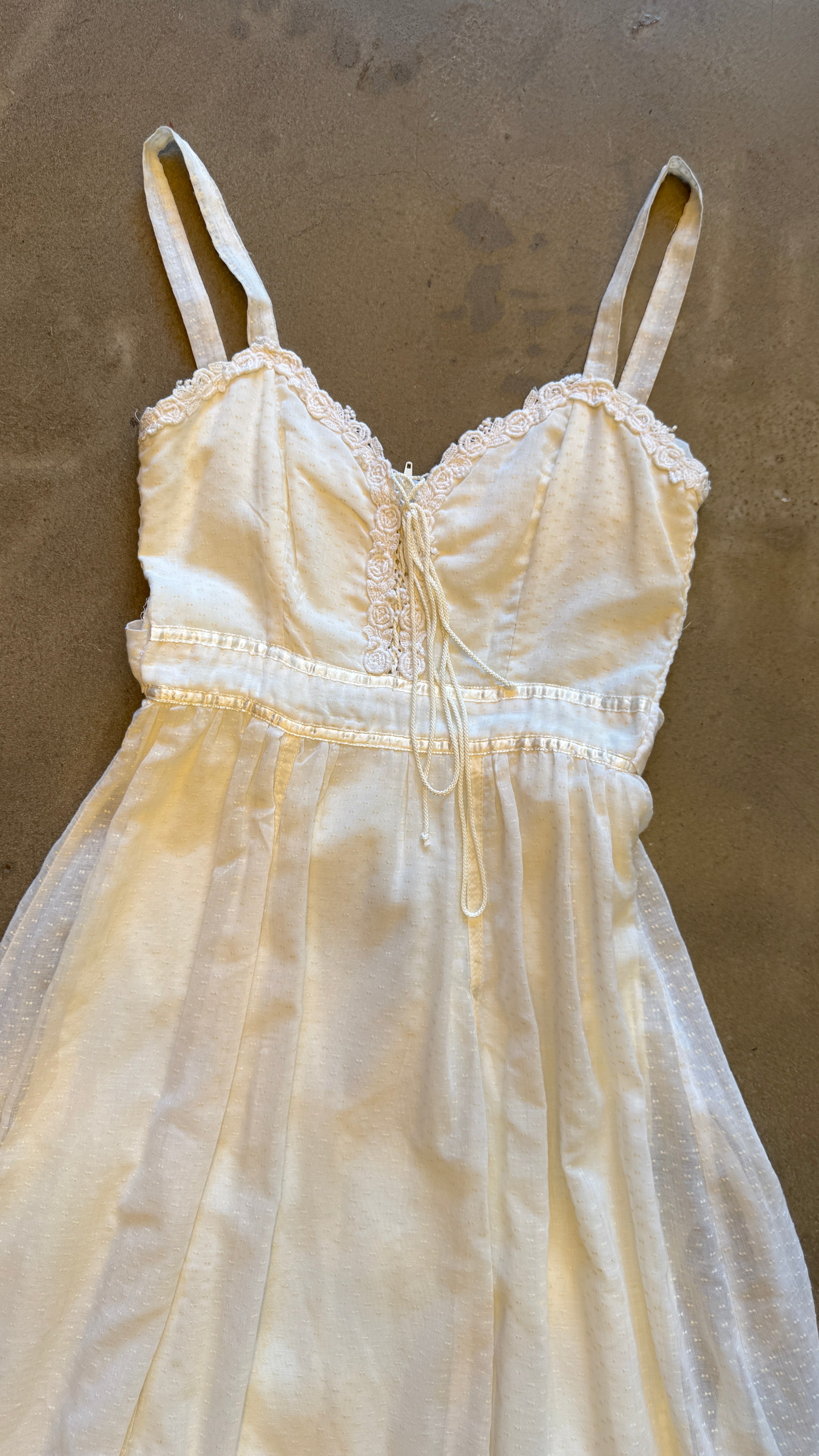 Vintage Ivory Prairie Gown