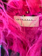 Sequin and Ostrich feather jacket