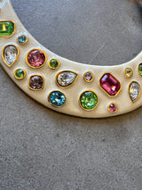 Enamel Bejeweled Necklace