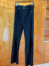 Suede Flare Pants