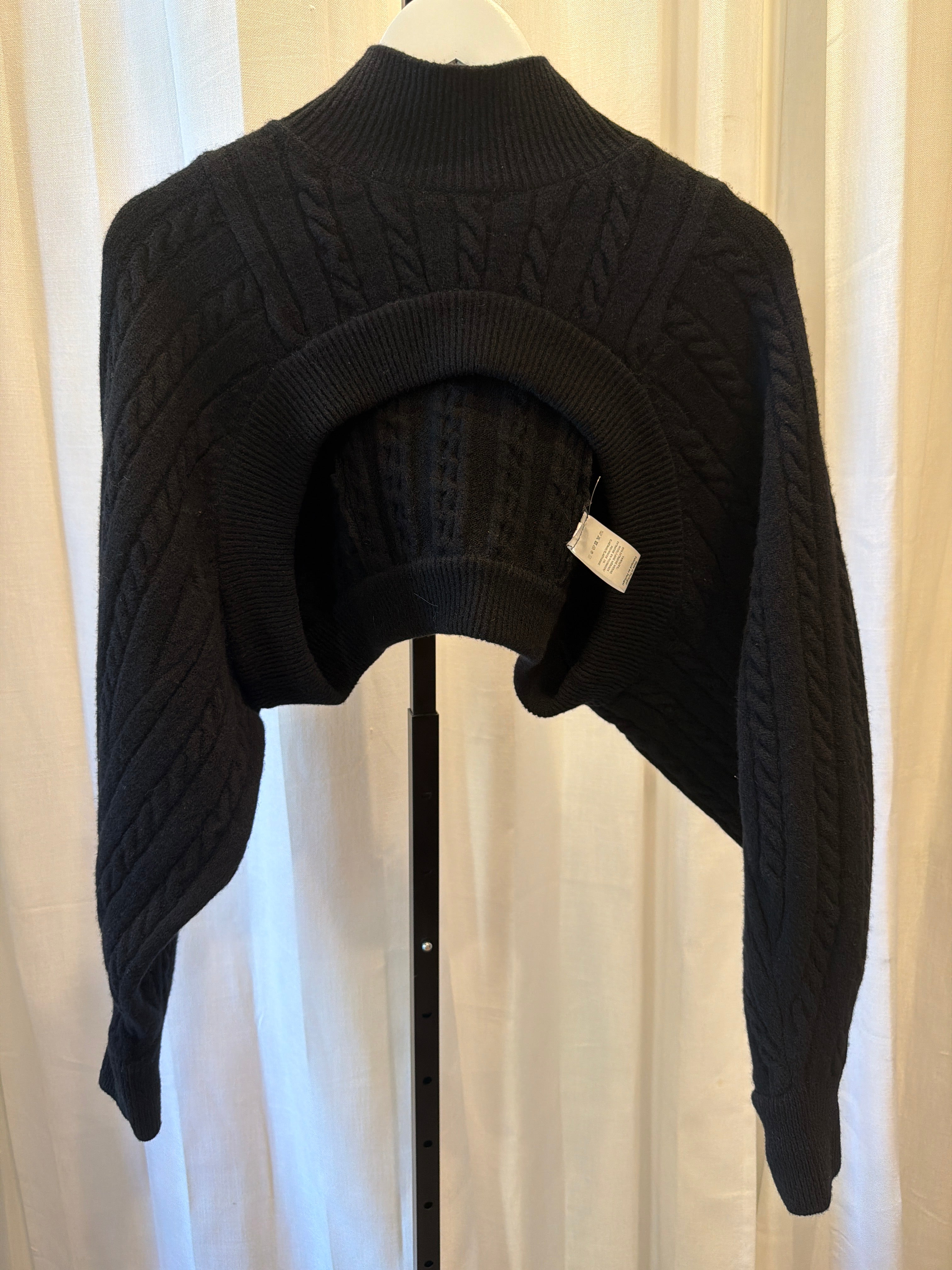 Cropped Knit Sweater