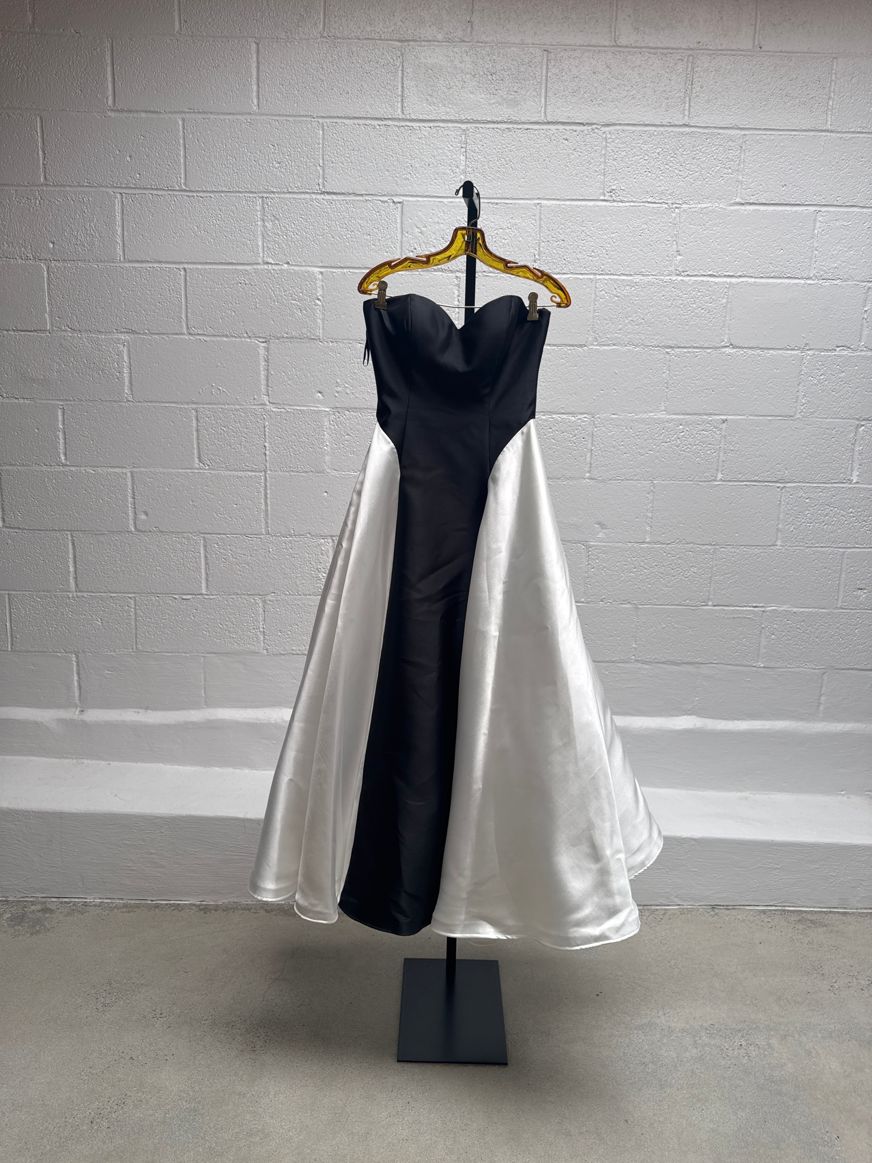 Black and White Ballgown
