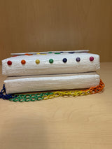 Crocodile Shoulder Bag with hearts