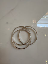 Triple Rolling Interlocking Bracelet Bangle Cuff