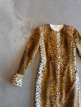Vintage Leopard Print Dress