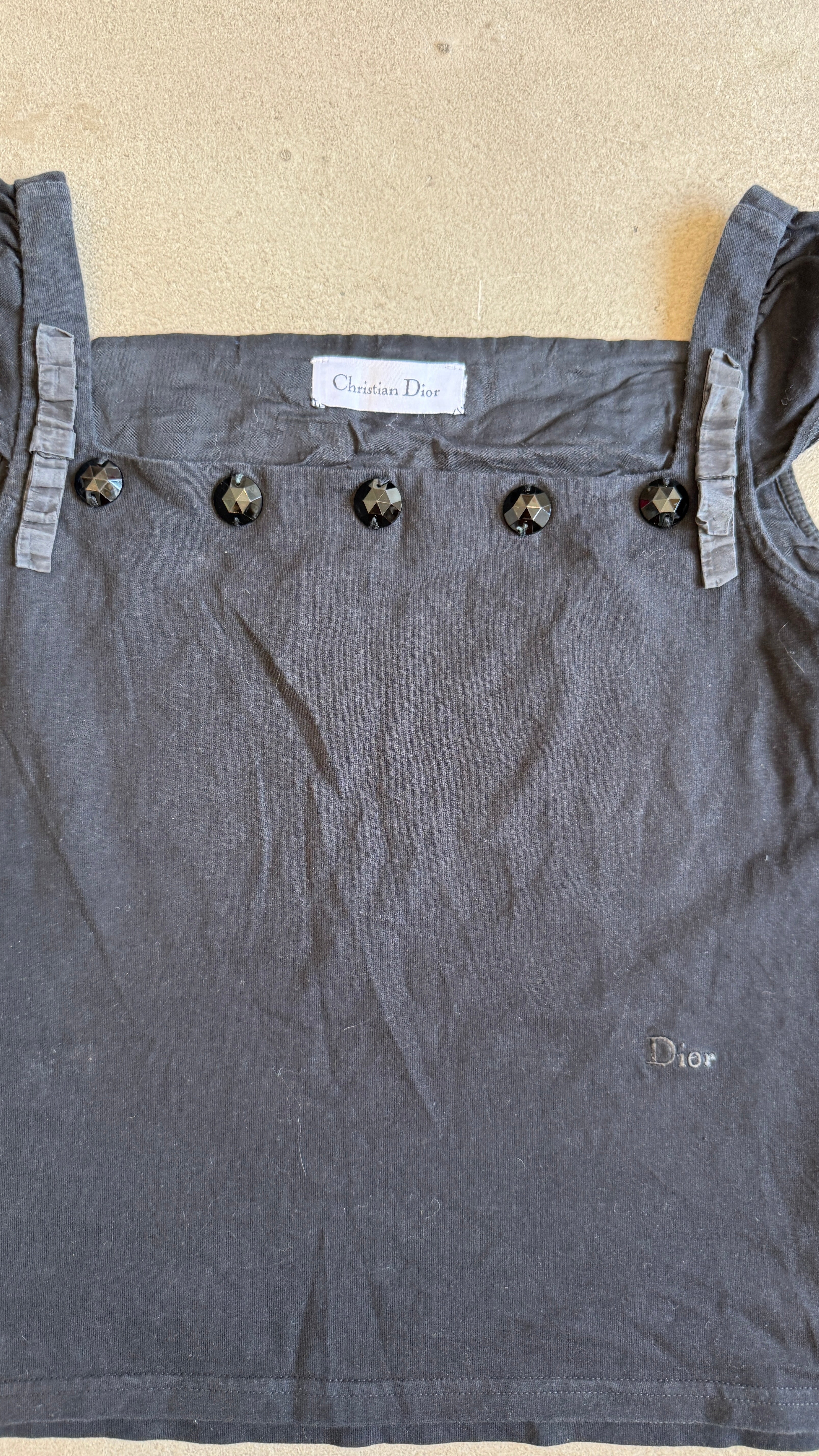 Vintage Black Cami Top