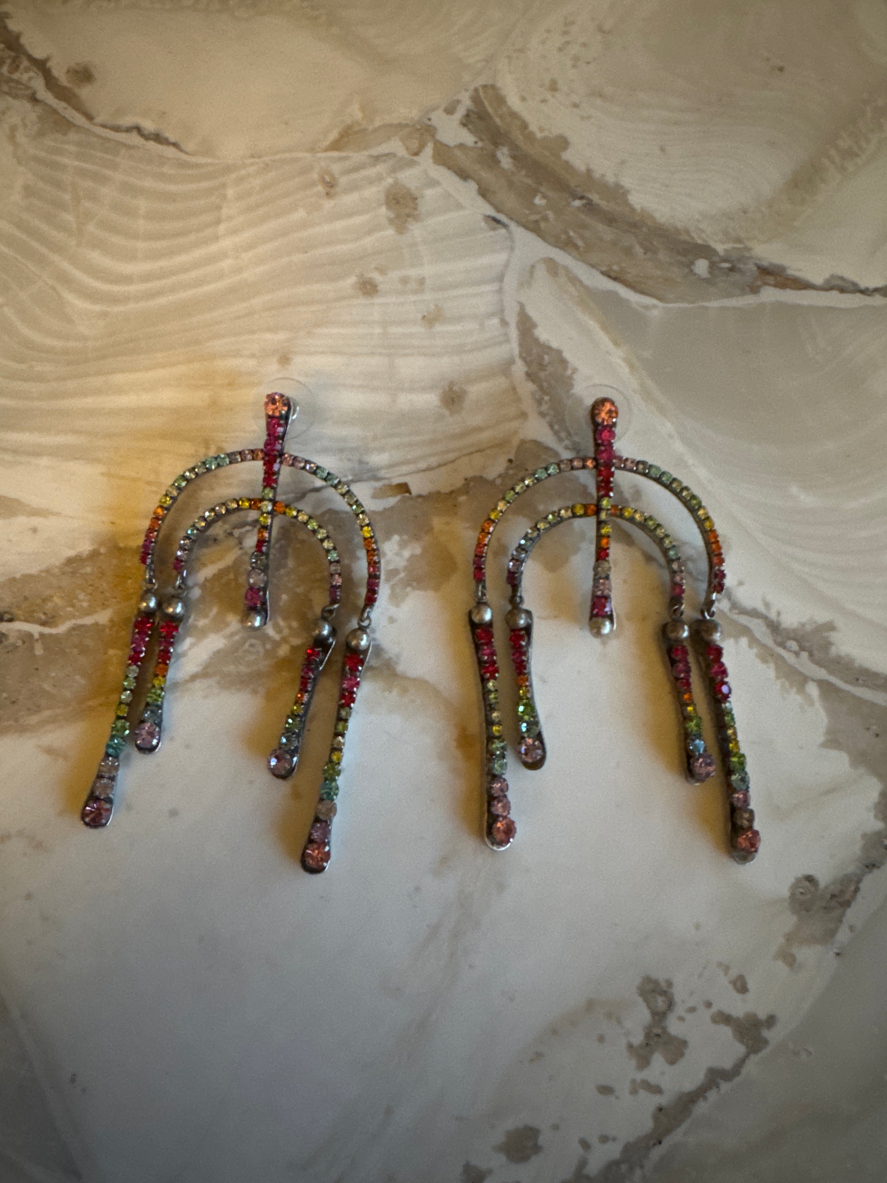 Horseshoe Rainbow Earrings