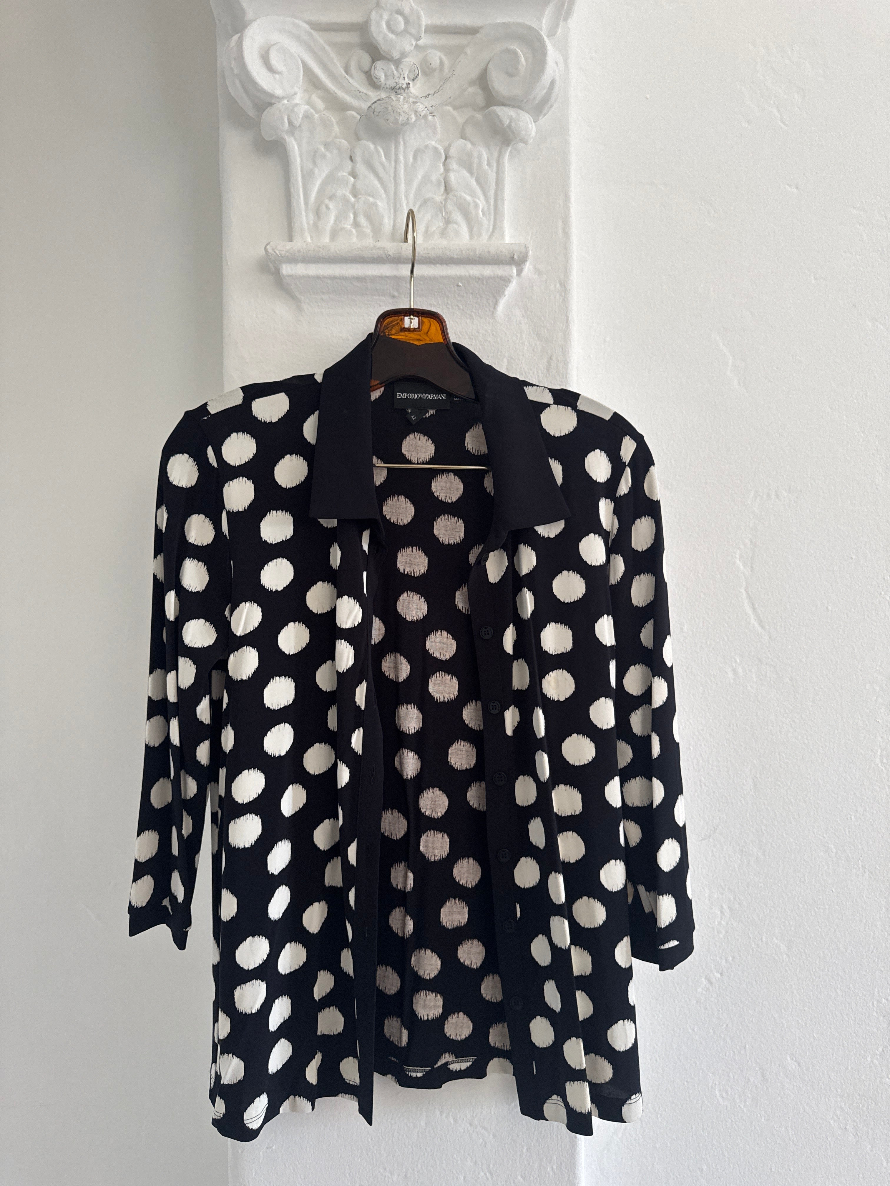 Two Piece Polka Dot Set