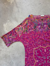 Pink Paisley Kaftan