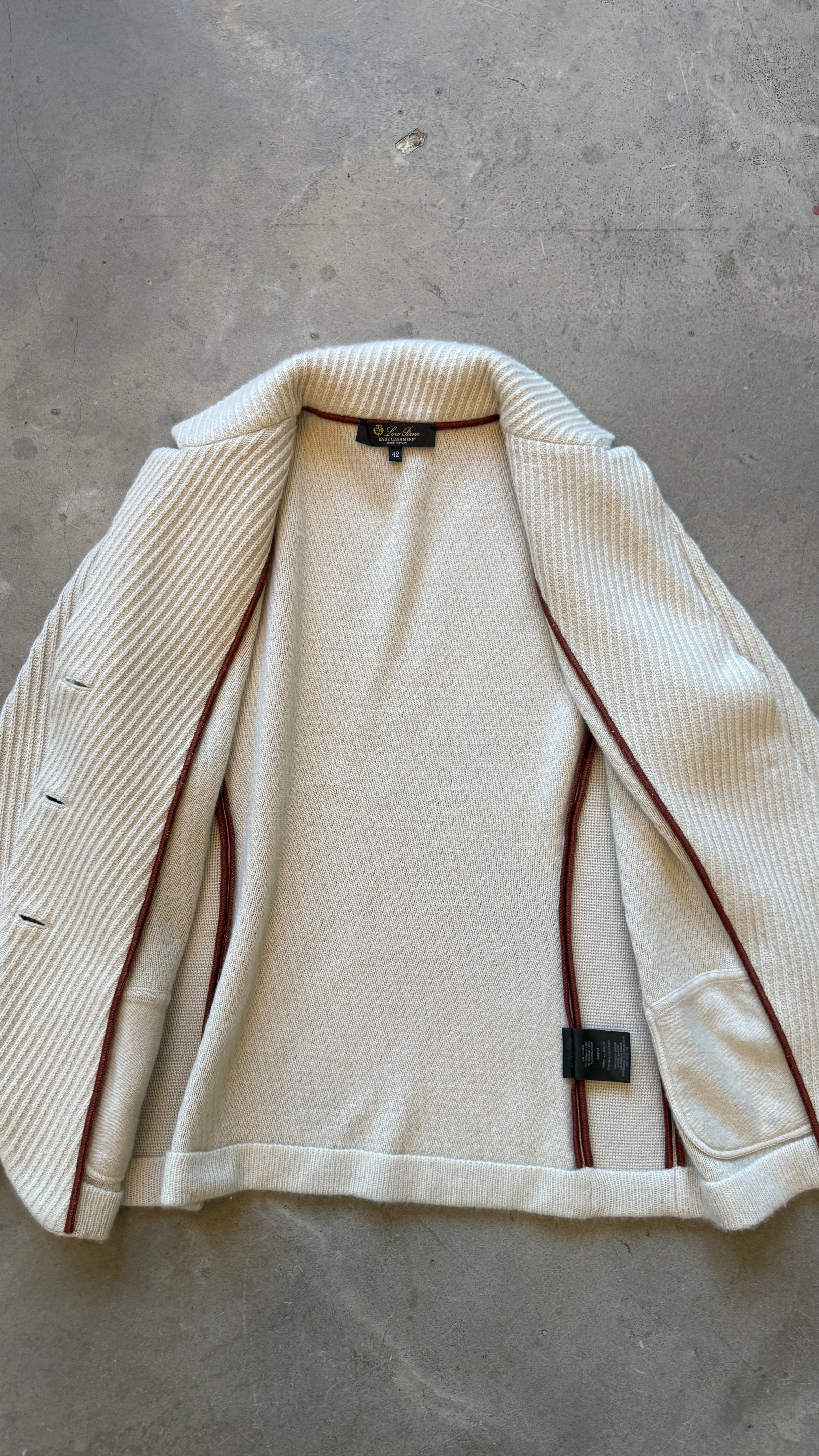 Cream Cashmere Blazer