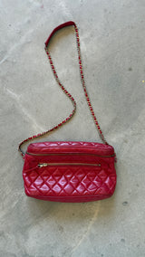 1990 Red Camera Bag
