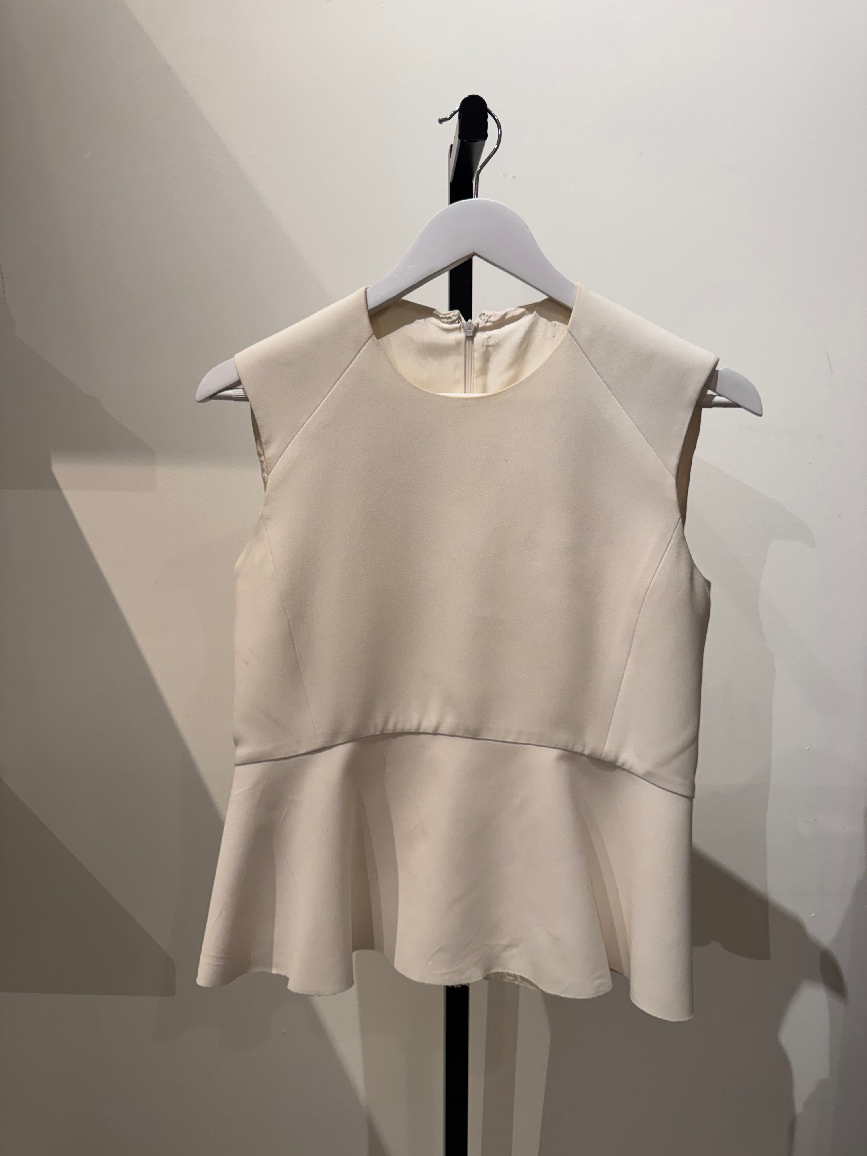 Cream Top with Flare