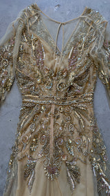 Gold Embellished Gown