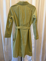 Vintage 90s Light Green Trench