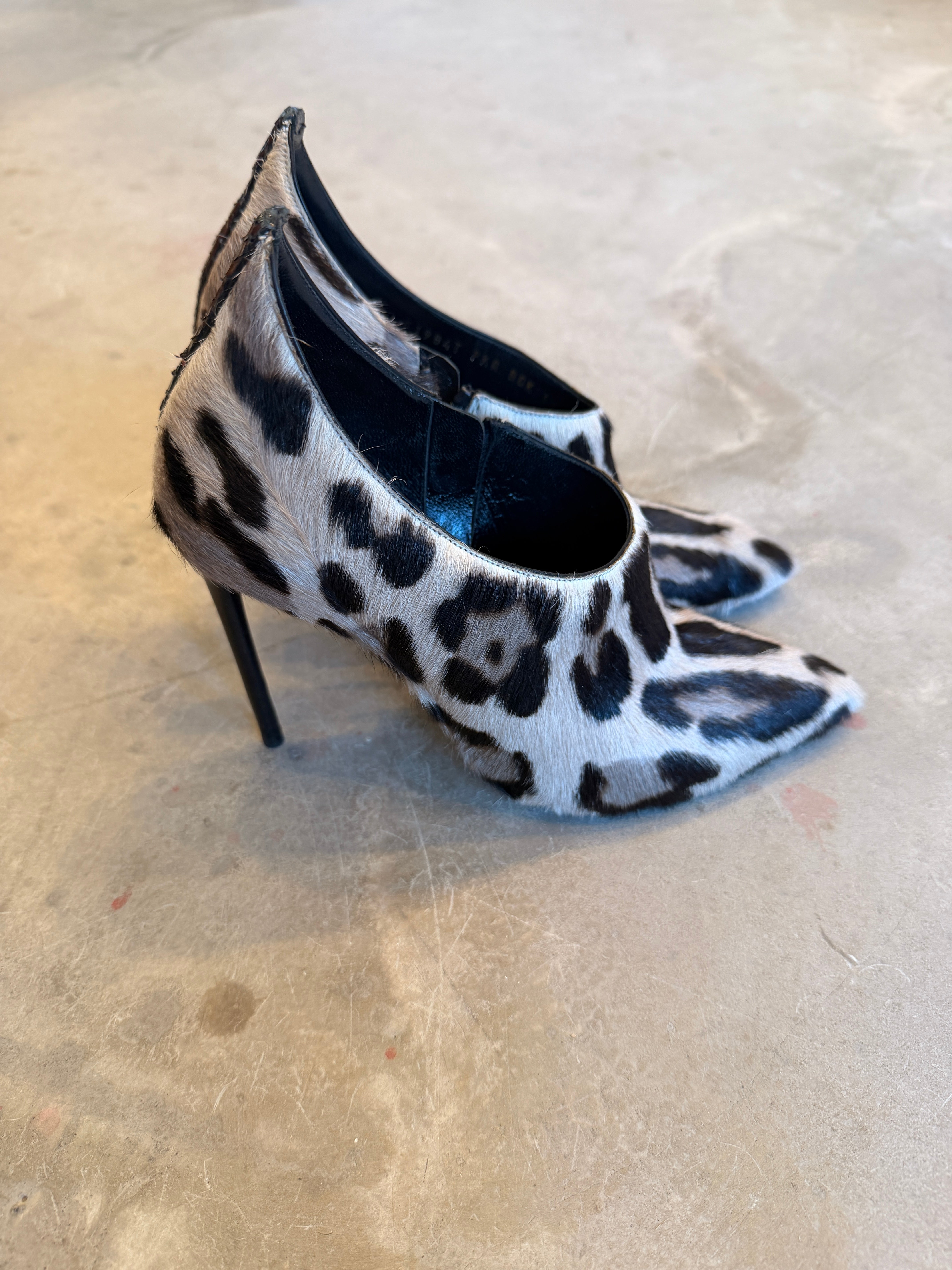 Pony Hair Leopard Pumps