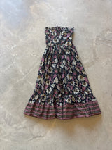 Blue Purple Floral Dress