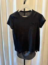 T Shirt with Silk Back
