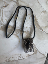Mini snake pouch with crystals