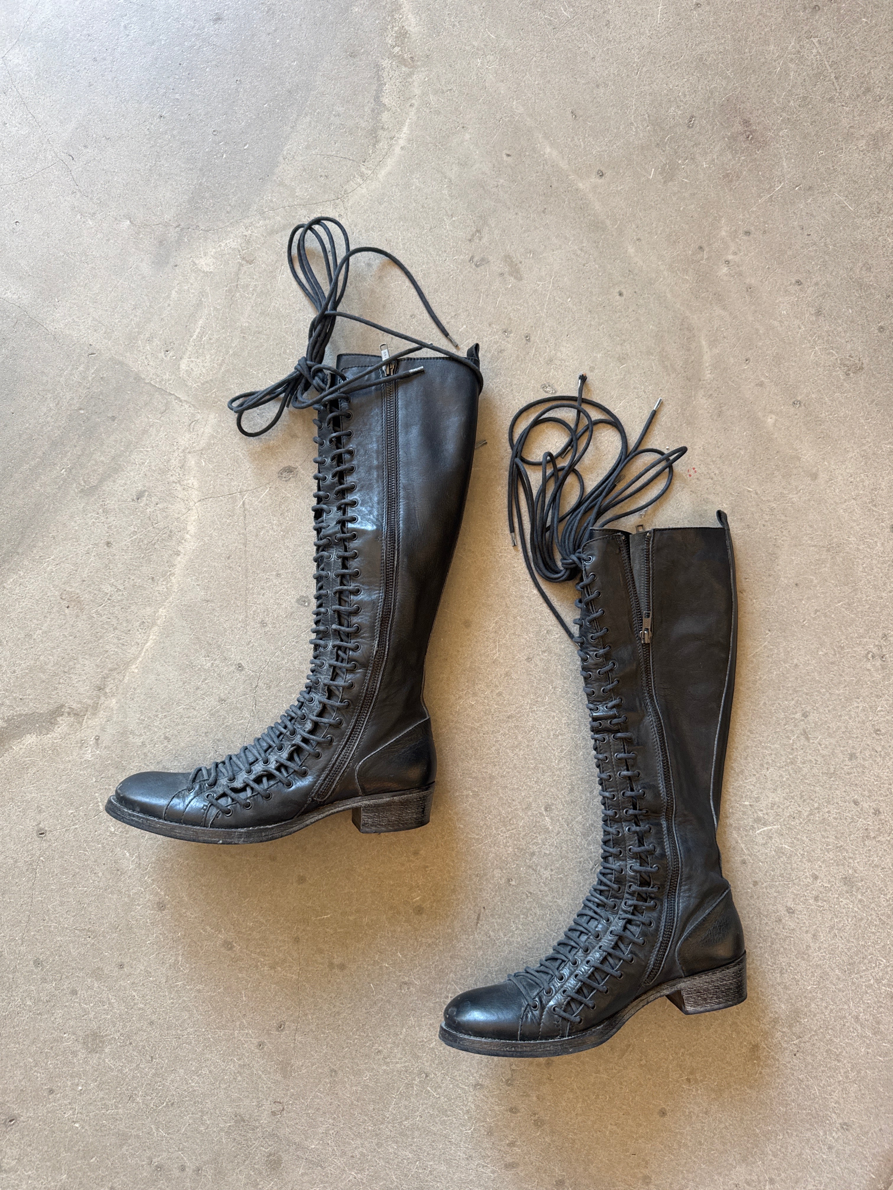 Combat Lace Up Boots