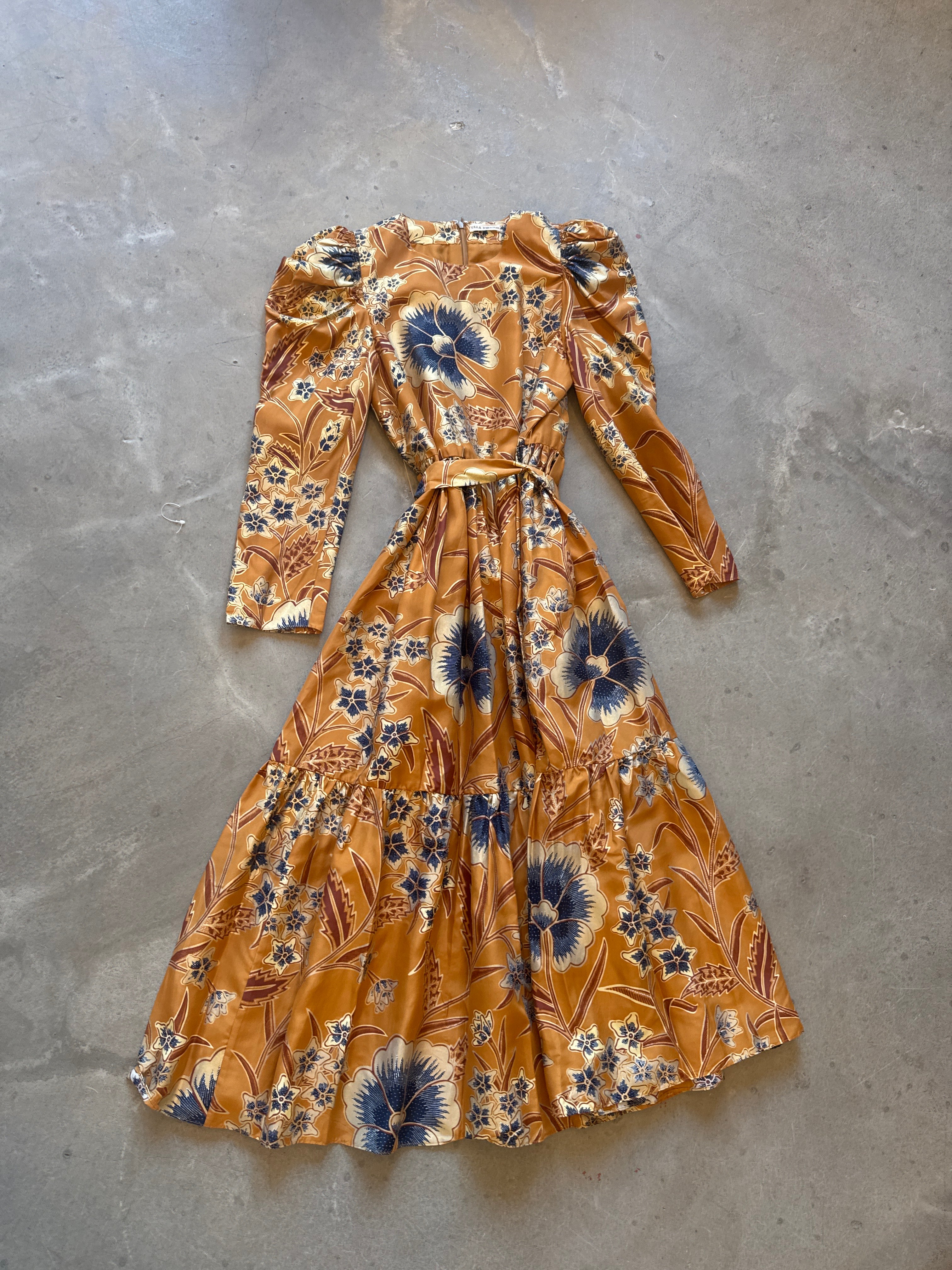 Floral Silk Dress