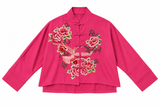 Pink Vintage Embroidered Jacket