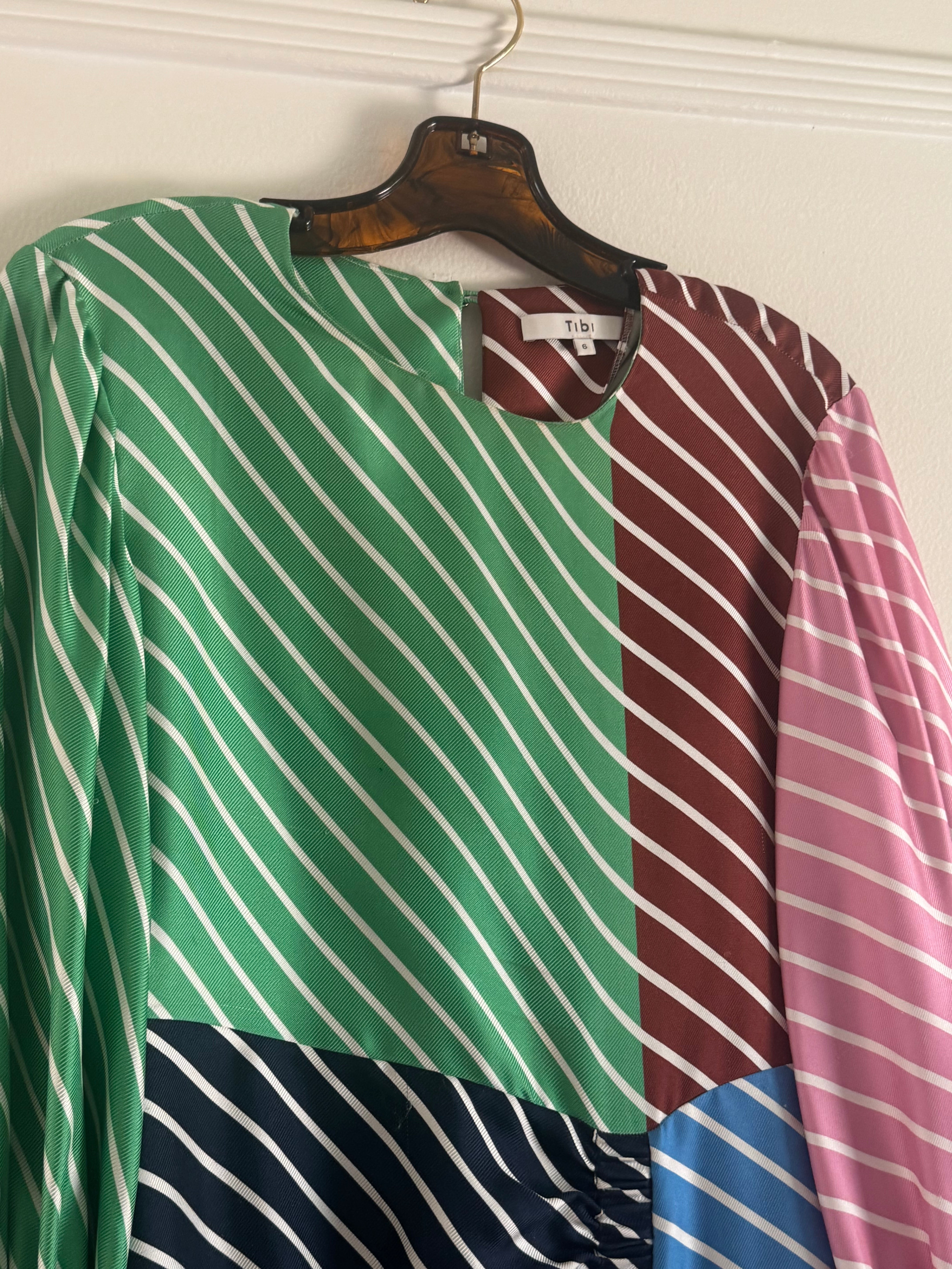 Color Block Stripe Dress