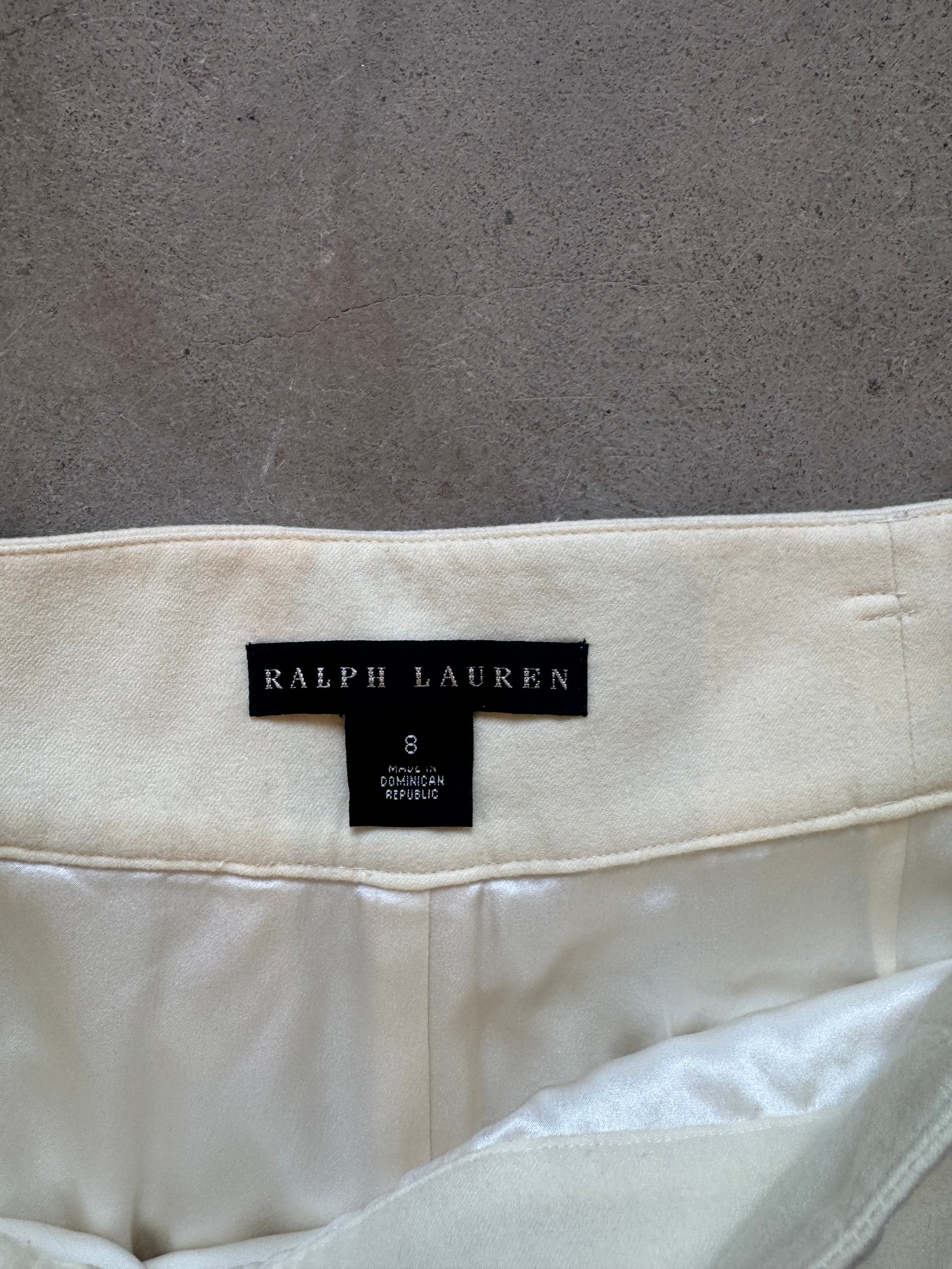 Vintage Cream Wool Pants