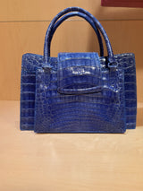 Cobalt Blue Crocodile bag