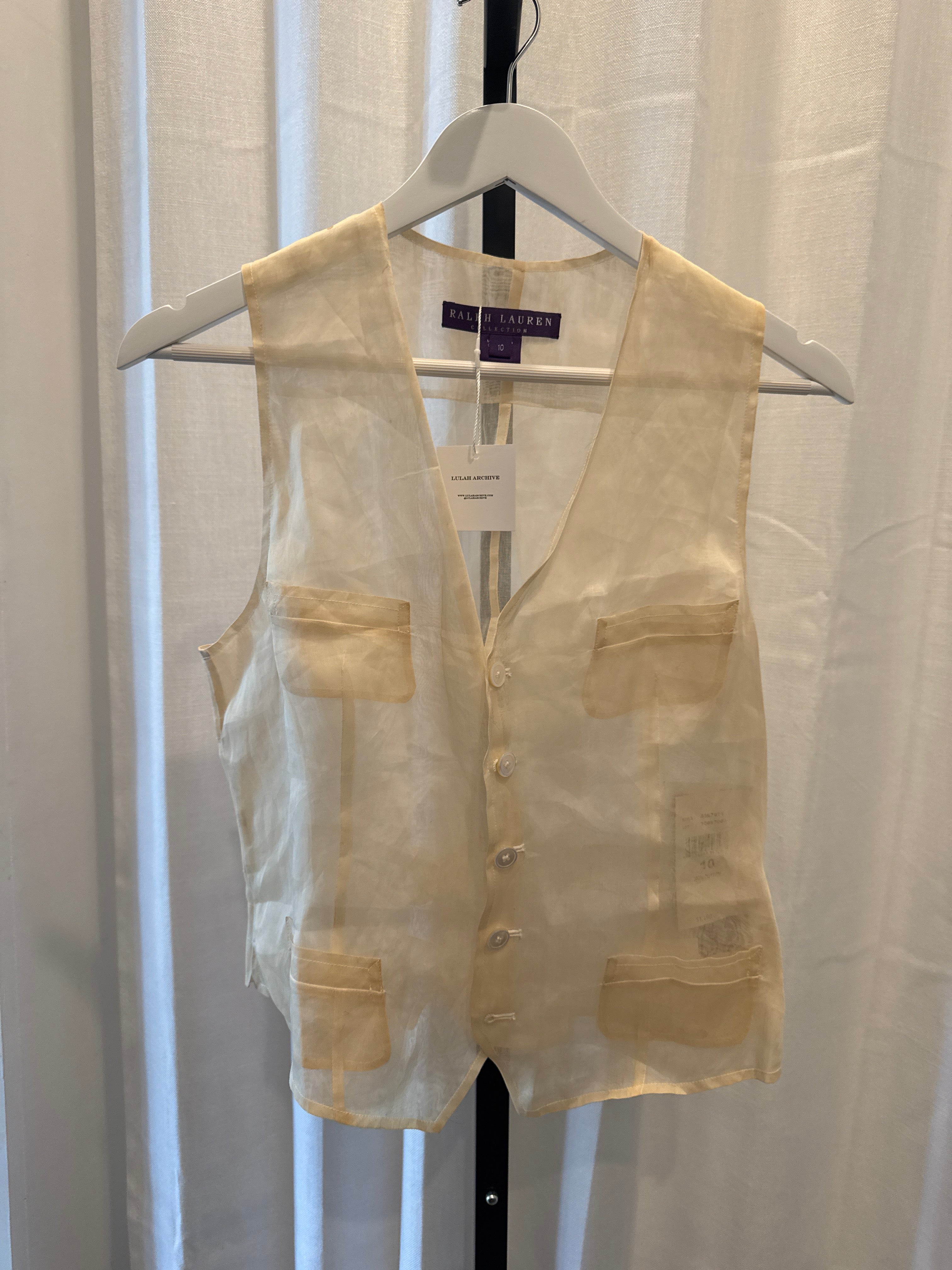 Organza Vest • Purple Lable