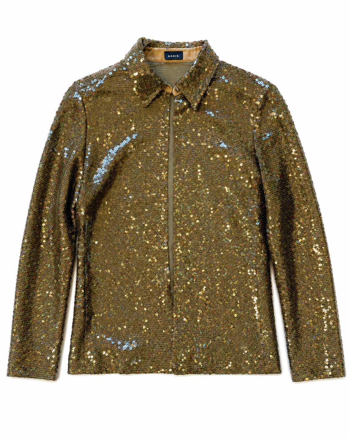 Gold Sequin Shirt