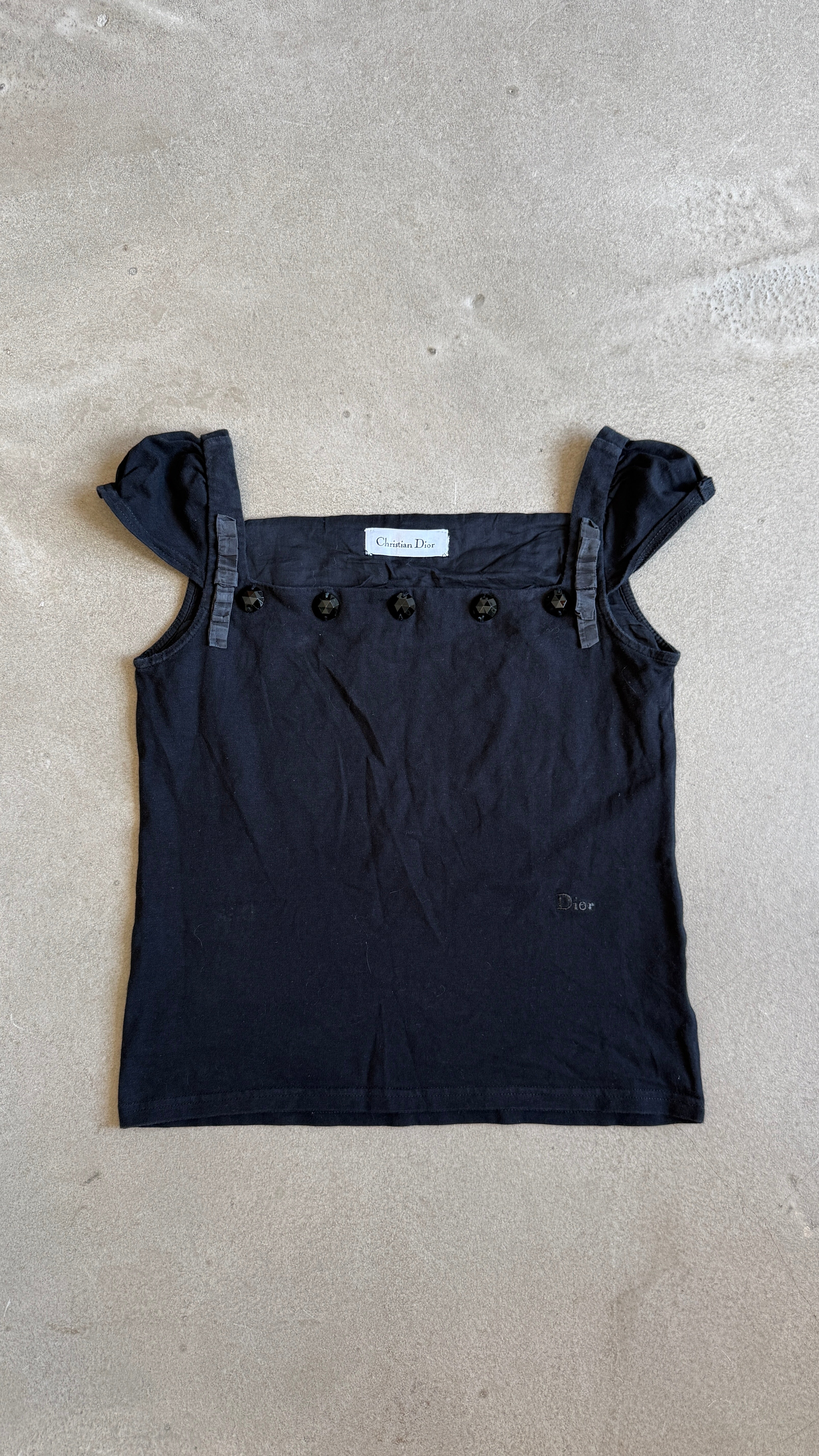 Vintage Black Cami Top