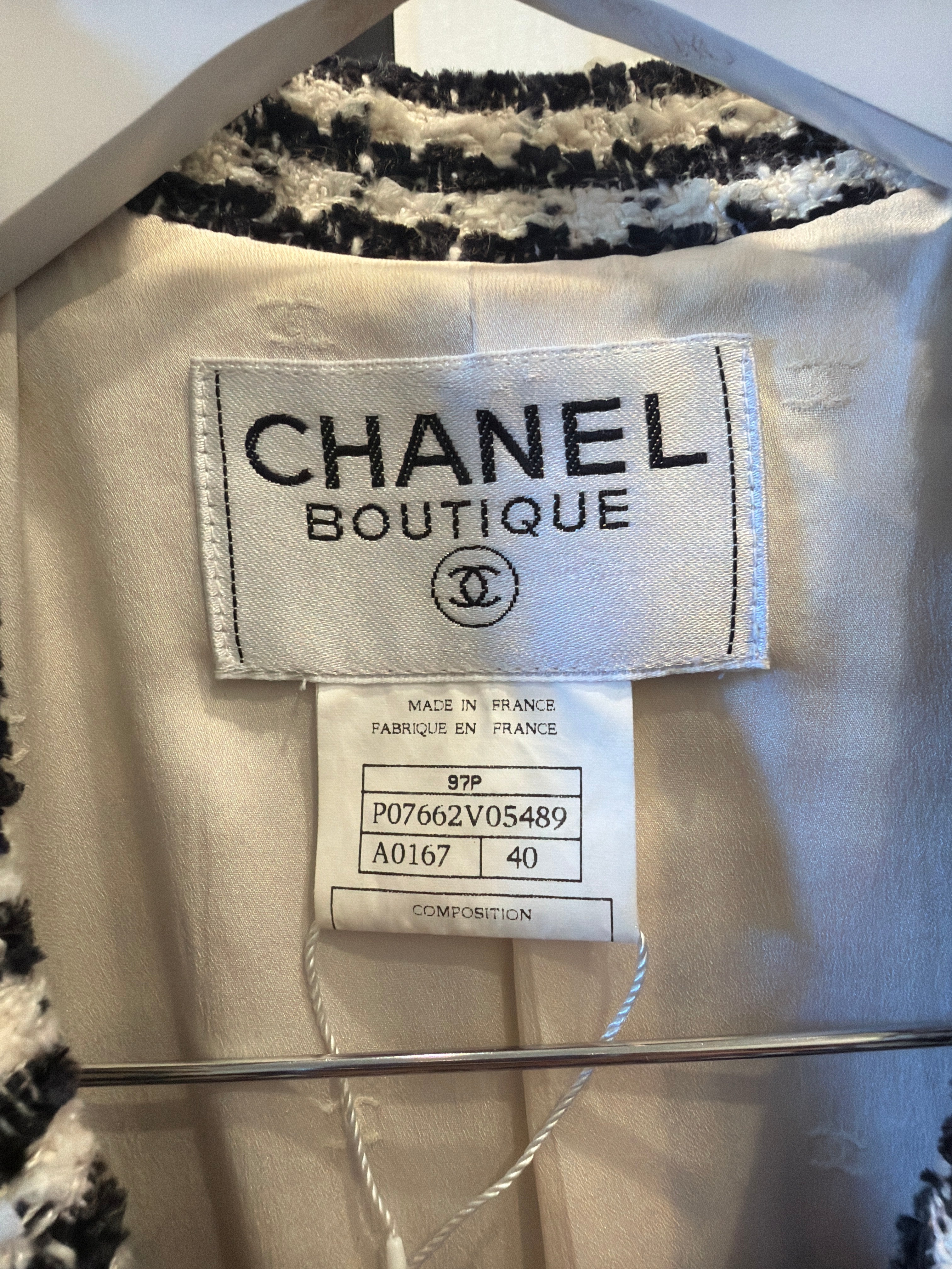Spring Summer 1997 Tweed Jacket