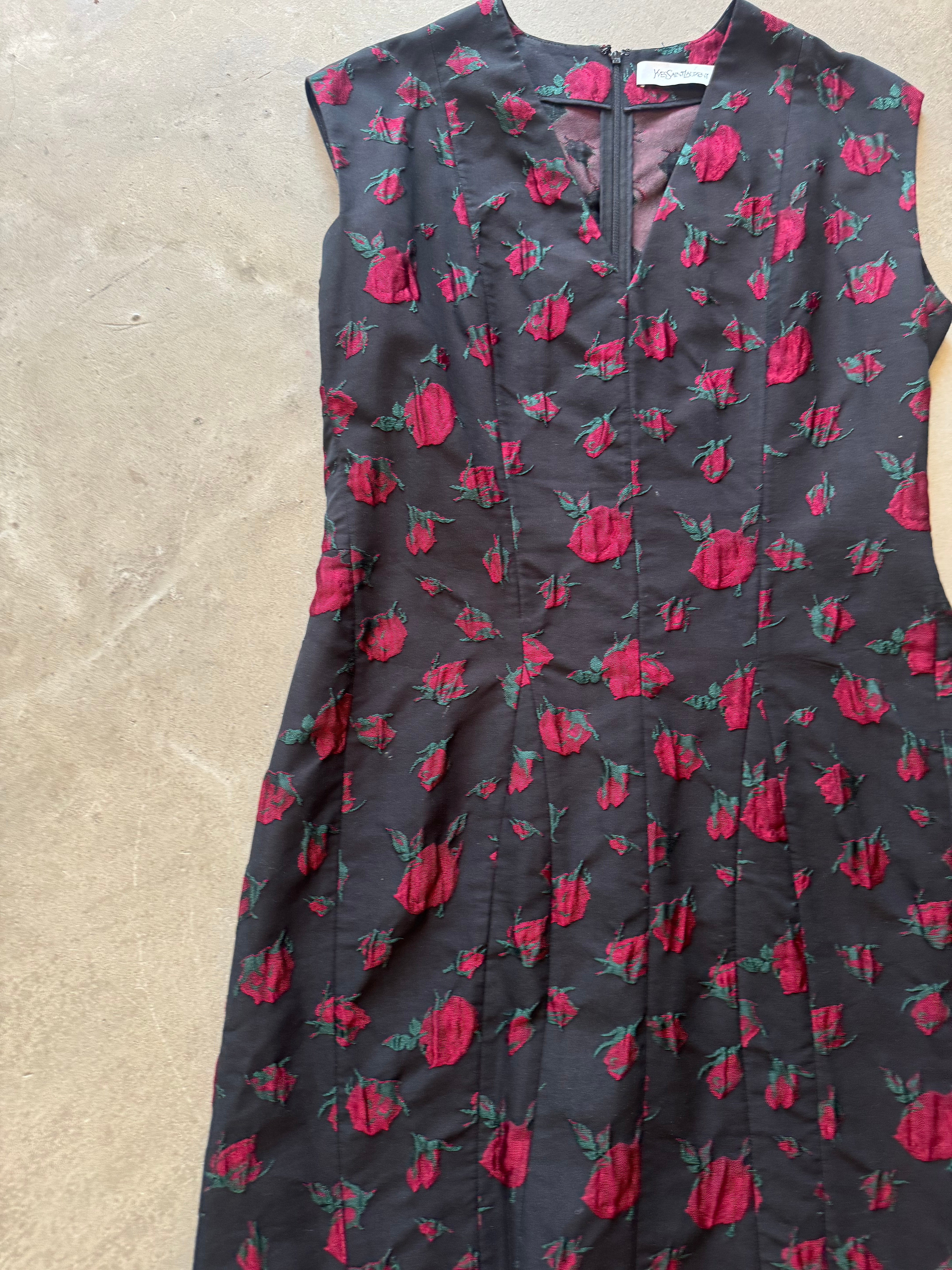 Rose Print dress from 1992