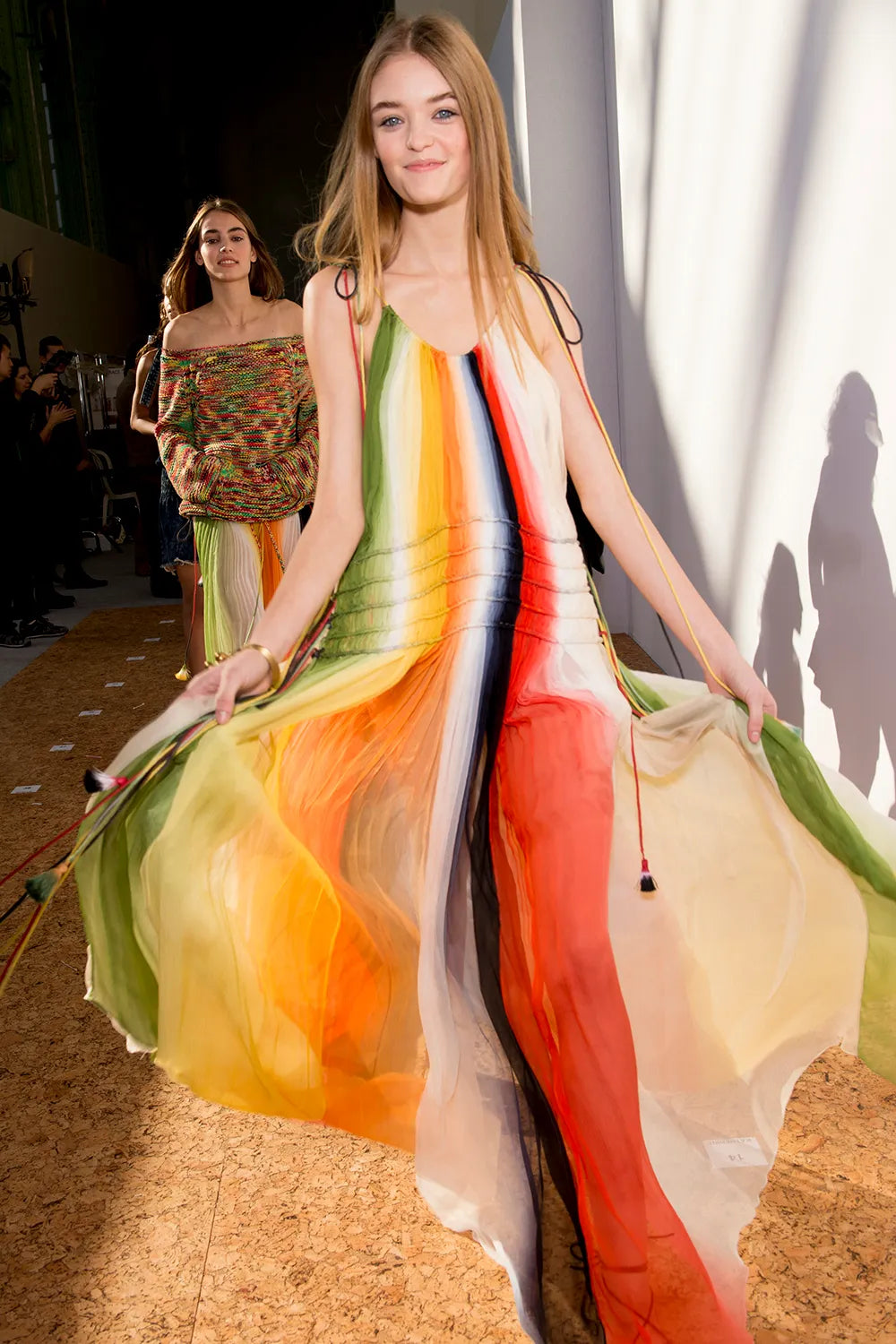 Rainbow Runway Dress